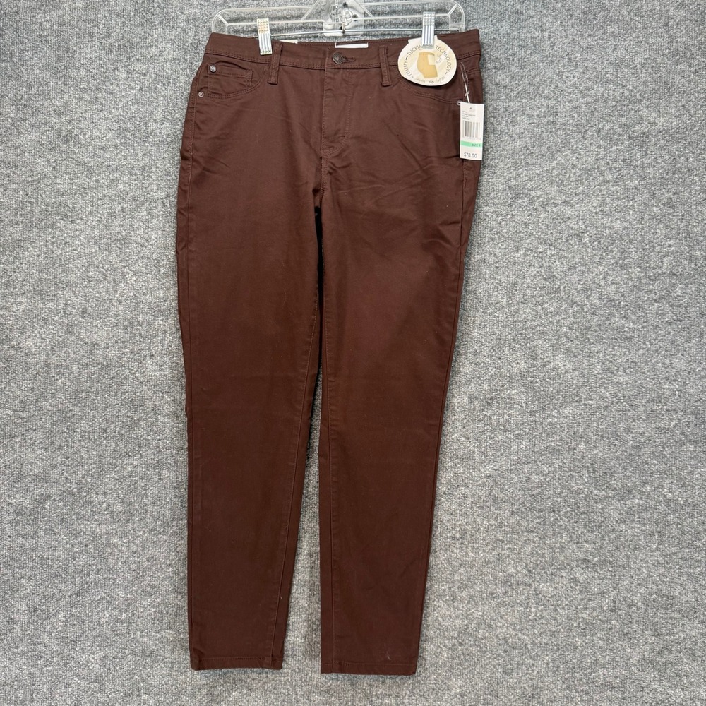 Curve Appeal Minimalist Jegging Women 8 Brown Tummy Tuck Shaping Skinny NEW